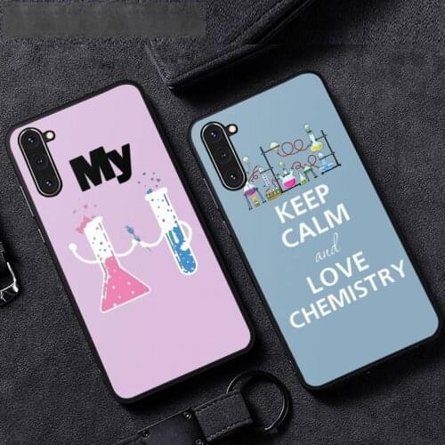 I Love Chemistry Phone Case For Samsung A51 A32 A52 A71 A50 A12 A21S S10 S20 S21 Plus Fe Ultra