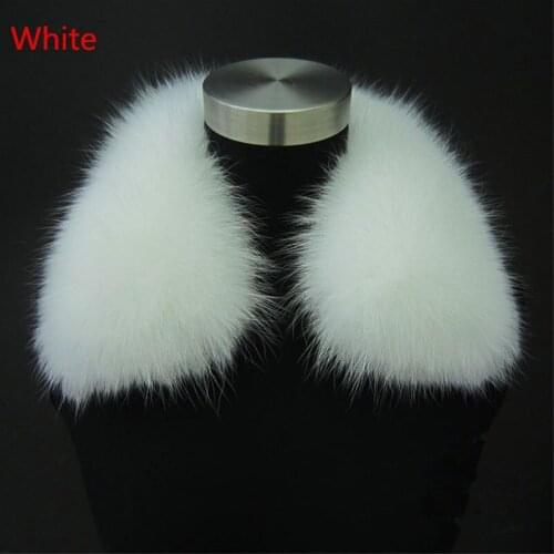 JKP New Fashion Fox Fur Collar Natural Fox Fur Scarf Winter Warm Real Fur Scarves Thicken Luxury Brand Shawl and Wraps