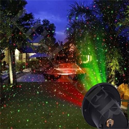 Red and Green color Christmas House Garden Laser Projectors New Year Promotion