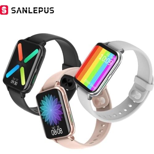 SANLEPUS 2021 NEW Smart Watch Make Calls Men Women Waterproof Smartwatch MP3 Player For OPPO Android Apple Xiaomi Huawei