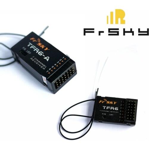 FRSKY TFR6/TFR6A 2.4G FASST 7CH Receiver for FUTABA T8FG 14SG 18SZ T10C T10CG T12Z T12FG TM-14 14MZ Radio Transmitters
