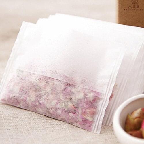 50Pcs/set Empty Tea Bag Multifunction Non-wovenTeabags Heal Seal Filter Herb Loose Strainer Disposable 10*7cm Tea infuser