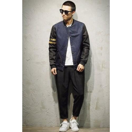 Size Plus 5XL Casual Mens Denim Jacket Blue Spring Jacket Men Bomber Jacket Mens Coat Bombers Homme Outwear Parka Men FYY269 s