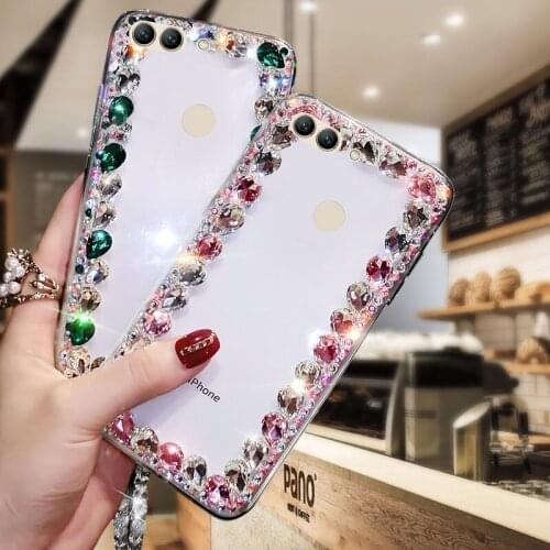 Luxury Diamond Transparent TUP Anti-fingerprint Mobile Phone Case For Huawei Nova2/Nova2Plus