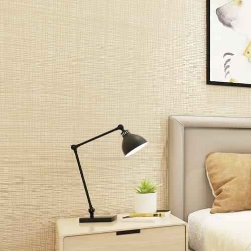 Modern Non woven Plain Color Wallpaper Bedroom Living Room Sofa TV Background Solid Color Wall Paper Rolls Papel De Parede 3D