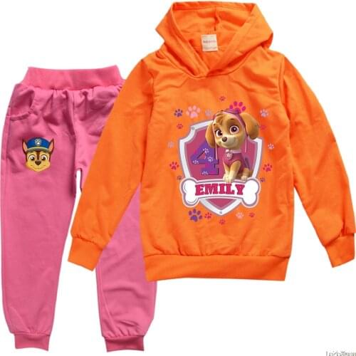 Kids Clothes Baby Boys PAW PATROL Tracksuit Tops Pants 2PCS Children Boy Spring Autumn Outfits Girls Sets 2-15 years