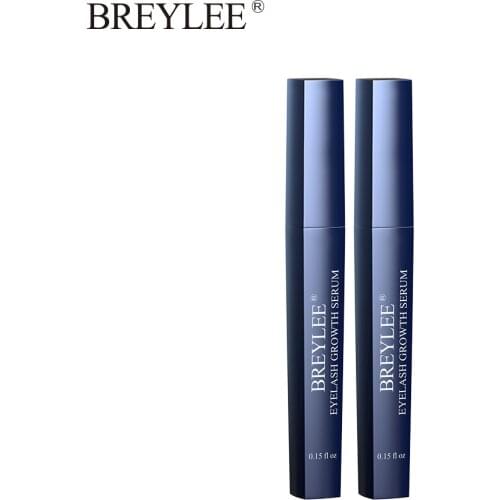 BREYLEE Eyelash Growth Serum Eyelash Enhancer Liquid Longer Fuller Thicker Eyelash Extension Eye Lash Treatment Eye Care 2PCS