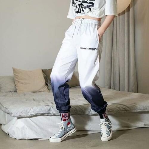 2020 New Women Pants Japan Style streetwear Elastic Waist Harem Pants Women Casual harajuku joggers sweatpants Female Clothing