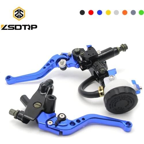 ZSDTRP 7/8" 22mm Hydraulic Brake Master Cylinder Pump Clutch Lever Handle For Yamaha honda Suzukii Kawasak Dirt Bike ATV