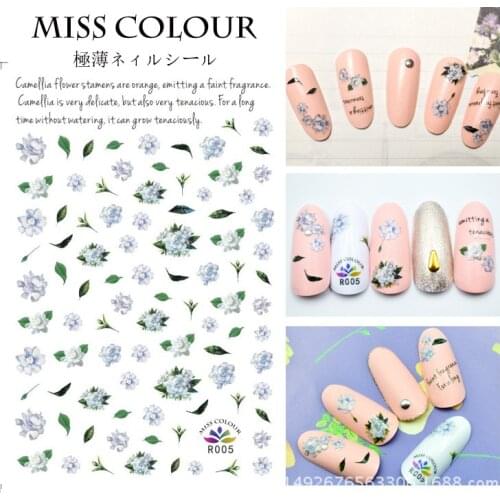 1 Sheet Nail Art Nail sticker Flower Slider Tattoo Christmas Water Decal Santa Claus Snowman Full Wraps Designs Decals