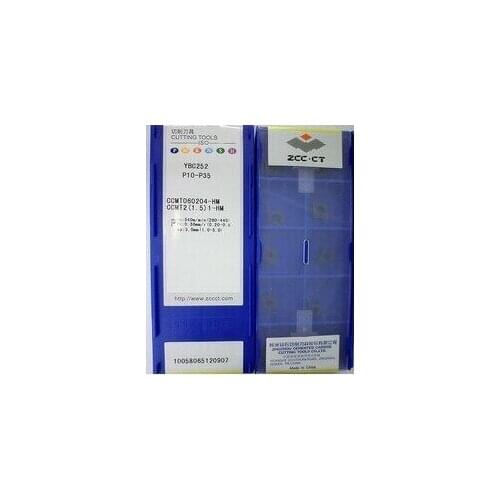 Free shopping 10PCS CCMT060204 HM YBC252 Cemented Carbide Cutter Turning tools Carbide insert