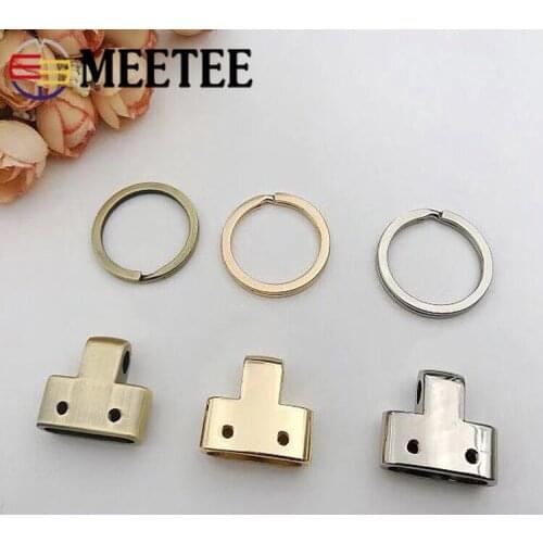2/4pcs 21mm O Ring Keychain Metal Hanger Buckles for Webbing Cord End Clasps Key Split Rings DIY Hardware Accessories