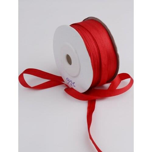 226 Crimson 100% Real Pure Silk Ribbon for Embroidery Handcraft,Double Face Taffeta Silk Tape 2/4/7/10/13/15/25/32mm,10/30/100m