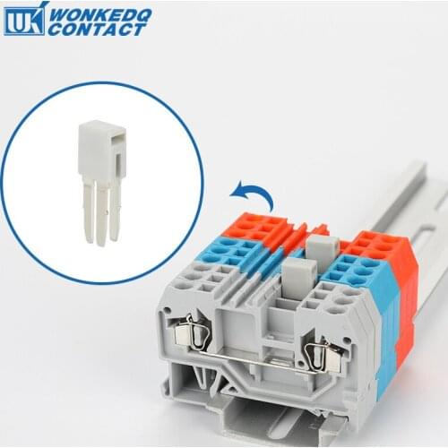 280 281 Fixed Bridge for DIN Rail Terminal Blocks Adjacent Bridge and Alternate Bridge 5Pcs