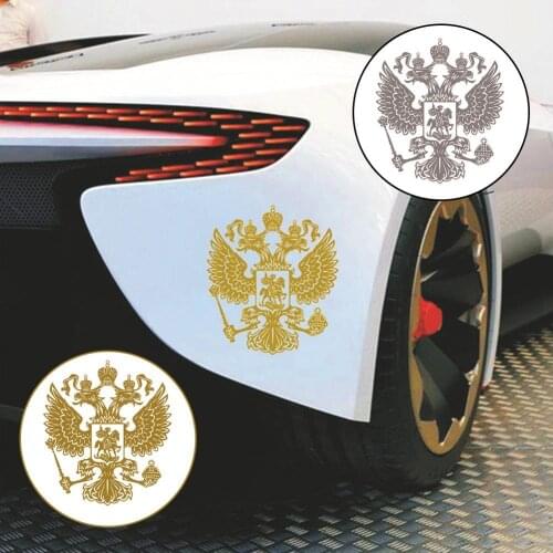 55% Hot Sales!!! Coat of Arms of Russia Car Body Sticker Decal Russian Federation Eagle Emblem