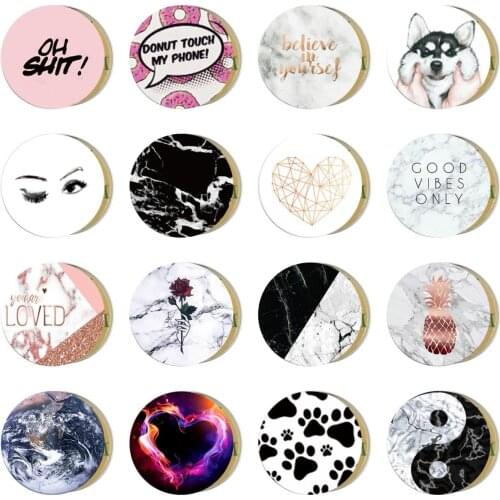 Car Phone Holder Metal Plate Magnetic Holder Round Sticker iron Sheet for Mobile Tablet Magnet Disk Desk Car Stand 40*0.4