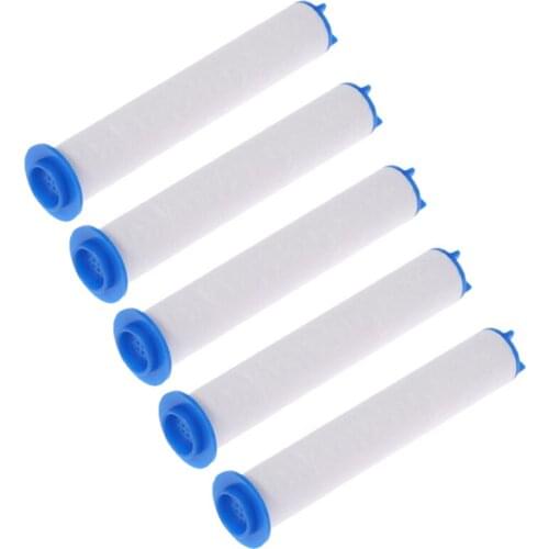 Hot 5 Pieces of High Pressure Hand-Held Water Shower Filter Bathroom Bath Shower Filter Core Water Purification