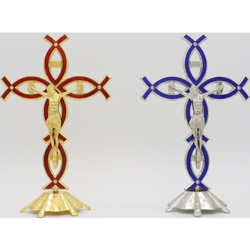 Jesus Cross Orthodox Icons Catholic Christian Church Utensils Jesus Figurines Home Decoration