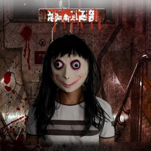Halloween Mask New Latex Scary Mascaras De Latex Realista Haunted House Party Horror Dress Up Props Japanese Female Headgear
