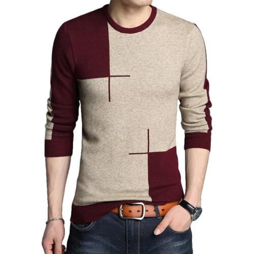 Men Winter Thick Warm Sweaters O-Neck Wool Sweater Men Brand Clothing Knitted Cashmere Pullover