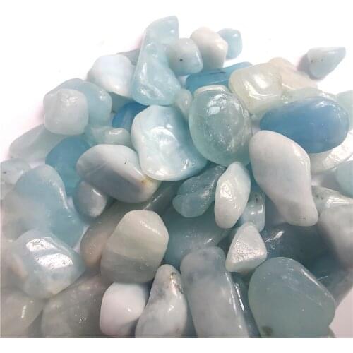 Natural Crystal Stone Aquamarine Protolith Tumbled Stone Specimen Mineral Healing Reiki Crystal Chakra Home Decor Jewelry Making