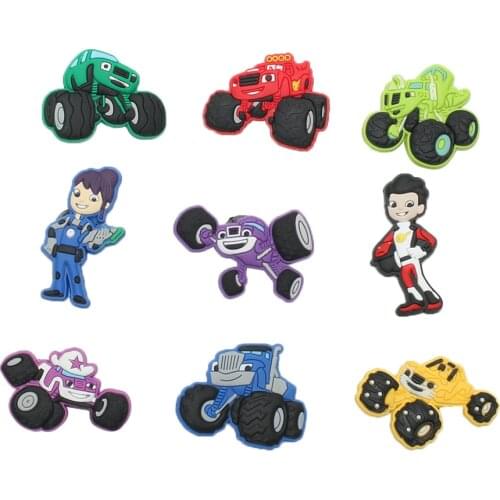 Single Sale 1pc PVC Shoe Charms,Shoe Buckles Accessories Fit Bands Bracelets Croc JIBZ,Kids Party Gifts