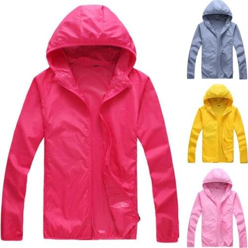 Solid Color Unisex Ourdoor Windproof Hooded Jacket Sun Protection Fishing Coat Soft material will make you feel so comfortable