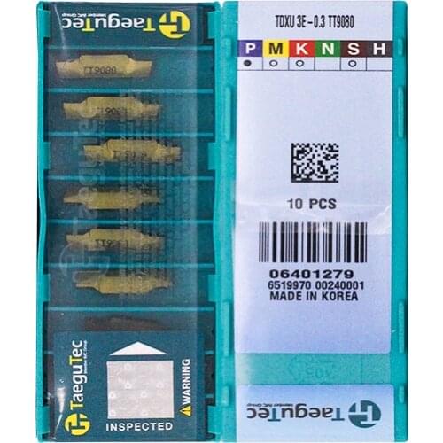 Original TDXU3E-0.3 TT9080 Carbide Inserts Milling Insert Lathe CNC Tools For Turning Insert