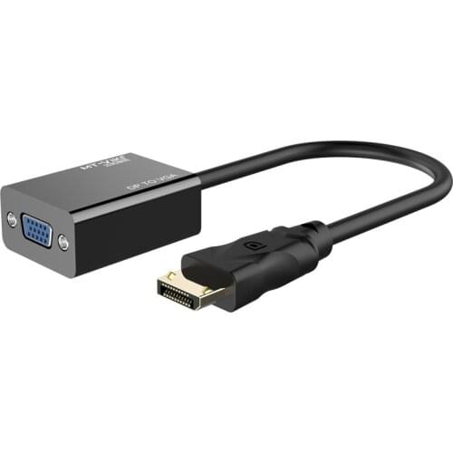 MT-VIKI DP to VGA Adapter DisplayPort Converter cable for PC Computer Laptop HDTV Monitor Projector 1080P MT-DP01