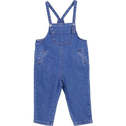 PsyMonster Denim Overalls For Girls