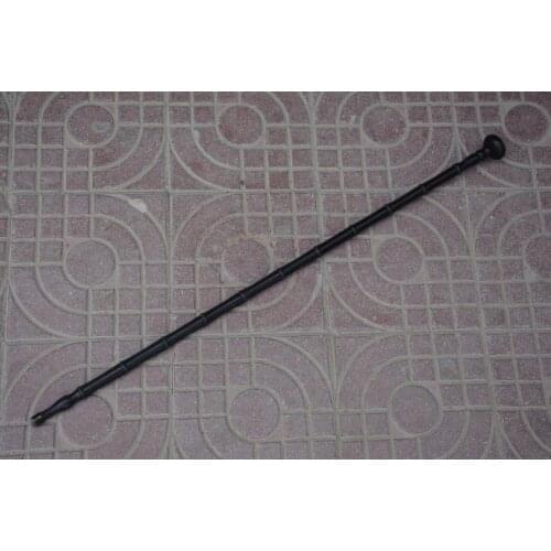 Rare old Chinese wood walking stick,Bamboo shape,Free shipping