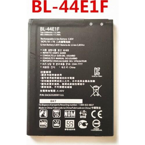 Phone Battery BL-44E1F BL-45A1H BL-45B1F For LG V20 VS995 US996 LS997 K10 LTE F670L K S Q10 K420N V10 H960A H900 VS990 Battery