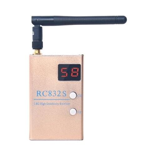 In Stock RC832S 5.8Ghz 48CH 5dB High Sensitive FPV Receiver AV VRX for RC Drone DIY Accessories Parts