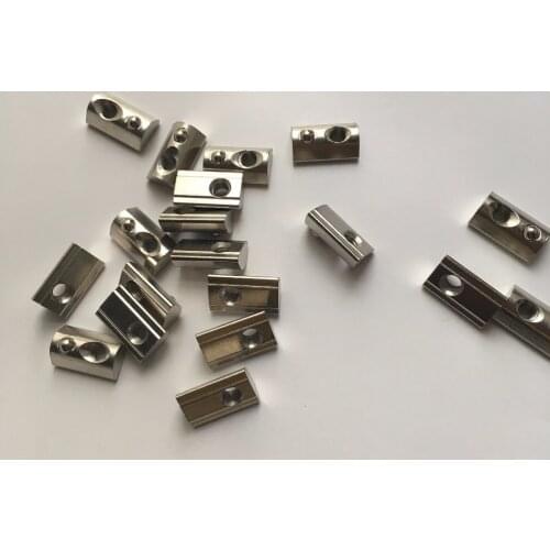 20pcs elastic nut M8 with steel ball for 30 industrial aluminum profile CPC152