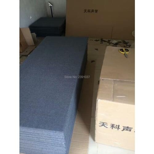 120x30x2.5cm Linen Acoustic panel Fiberglass Acoustic Soundproof Panel Home Studio Acoustic Sound Absorbing panel 1box 6pieces