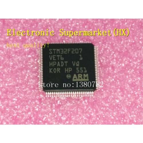 Free Shipping 10pcs/lots STM32F207VET6 STM32F207 QFP-100 New original IC In stock