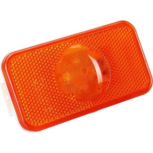 24V Car Trucks 4LED Side Marker Light Amber Indicator Lamps for Volvo Trucks Series FH/FM/FL