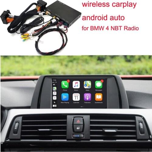 CarPlay Wireless iOS for BMW 4 Series F32 Coupe F33 Convertible F36 NBT ID4 Style Android Auto Mirror Link AirPlay