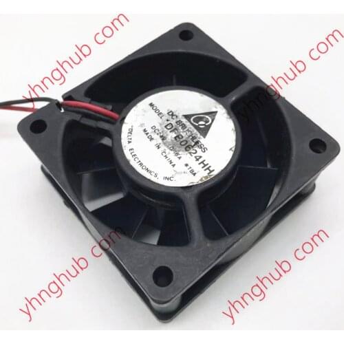 Delta Electronics DFB0624HH TBA Server Cooling Fan DC 24V 0.16A 60x60x25mm 2-wire