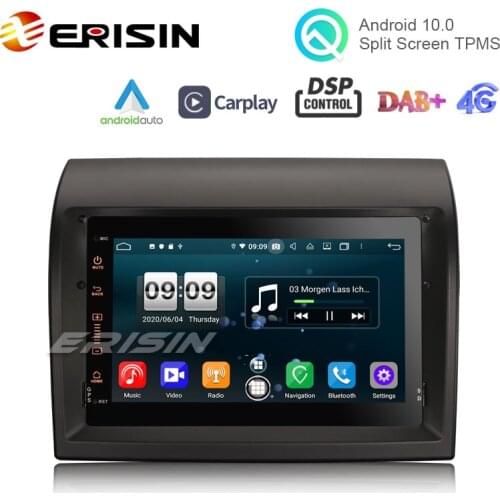 Erisin 8774 7" 64G Android 10.0 Car Stereo GPS DSP WiFi 4G DAB+ Radio CarPlay Auto for Fiat Ducato Citroen Jumper Peugeot Boxer
