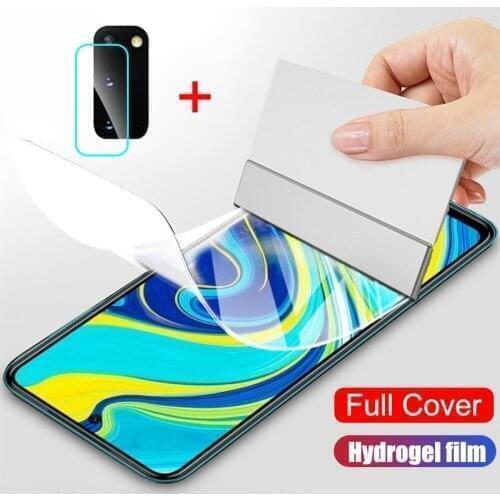 Hydrogel Film For Redmi Note 9 Pro 5G Screen Protector For Redmi Note 9 8 Pro Camera For Xiaomi Redmi Note 9 Pro 5G Glass