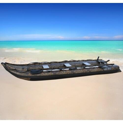 GTK470 Goethe 4 people CE Certificate Inflatable Pedal Kayak in Camo kayak fishing for sale