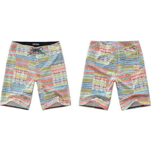 Mens print beach shorts wetsuit bottoms female loose surfing shorts plus size diving shorts rash guard quick dry hot shorts jams