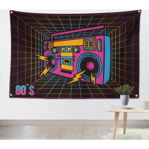 Hip Hop Music Graffiti Poster Rock Band Canvas Painting Wallpaper Banner Flag Tapestry Bar Cafe Bedroom Living Room Wall Decor 3