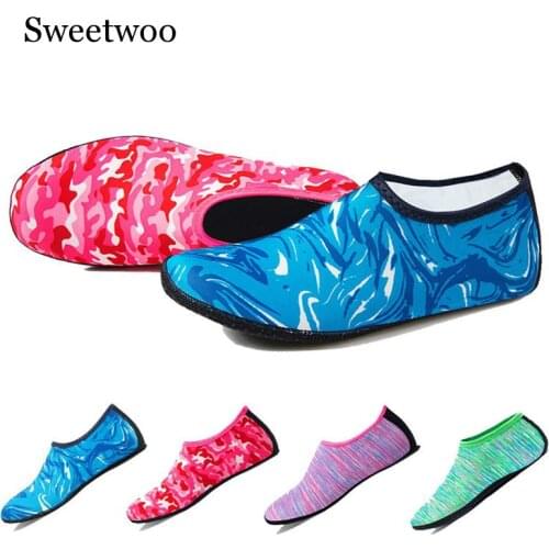 Swimming Water Aqua Shoes Men Women Beach Shoes Unisex Aqua Flat Soft Walking Lover Yoga Shoes Non-slip Sneakers