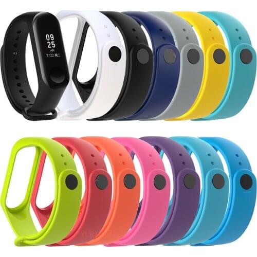 200pcs Bracelet for Xiaomi Mi Band3 Sport Strap watch Silicone wrist strap For xiaomi mi band3accessories bracelet Miband 3Strap