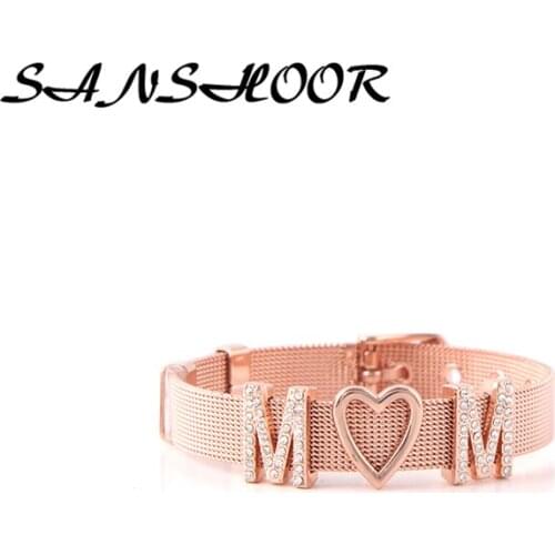 Золотые браслеты SANSHOOR China At AliExpress