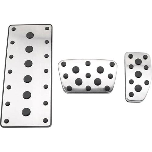 Brake Gas Accelerator Foot Rest Pedal for Toyota Land Cruiser LC200 Lexus LX570 2013 2014 2015 2016 2017 2018 2019 3PCS