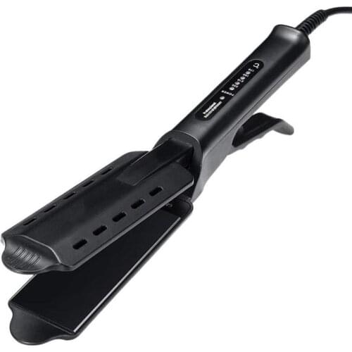 Hair Straightener Four-gear temperature adjustment Ceramic Tourmaline Ionic Flat Iron Hair Straightener For Women Widen panel