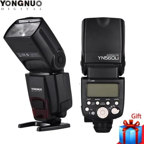 YONGNUO YN560Li Flash Speedlite for Sony Portable Lithium-Power Flash Speedlite Kit with 2pcs 18650 Batteries & Battery Charger